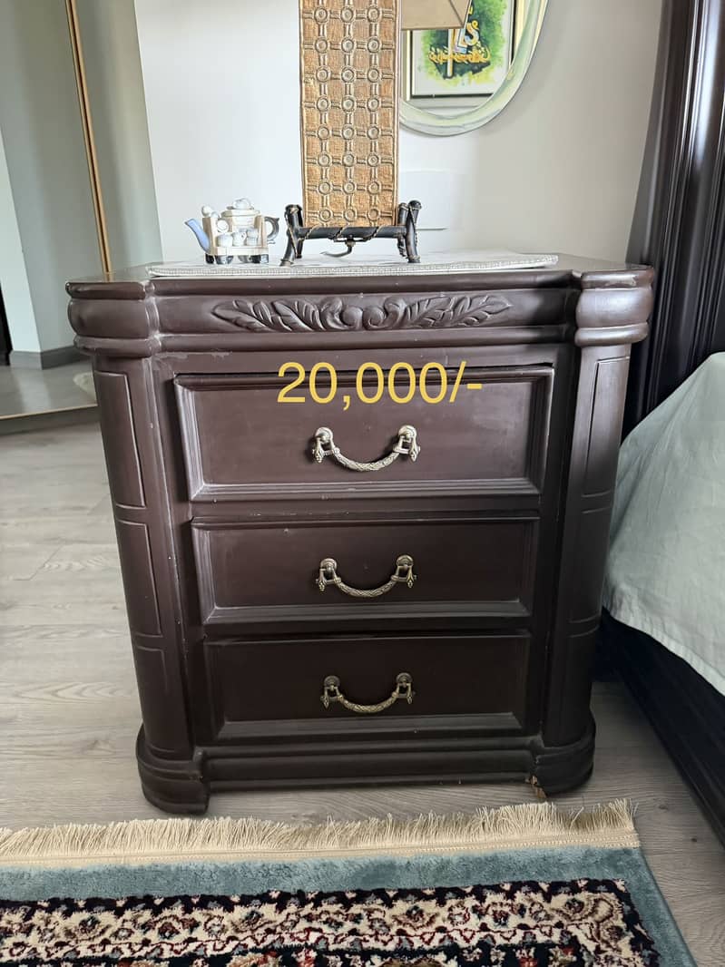 Chen One Bed Set with Side Tables 1