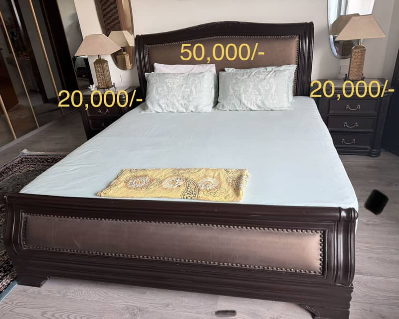 Chen One Bed Set with Side Tables 2