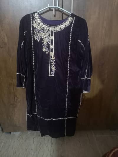 Fancy velvet dress