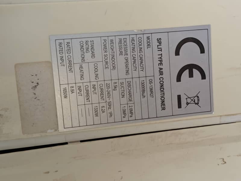 orient 1 ton split ac good condition 5