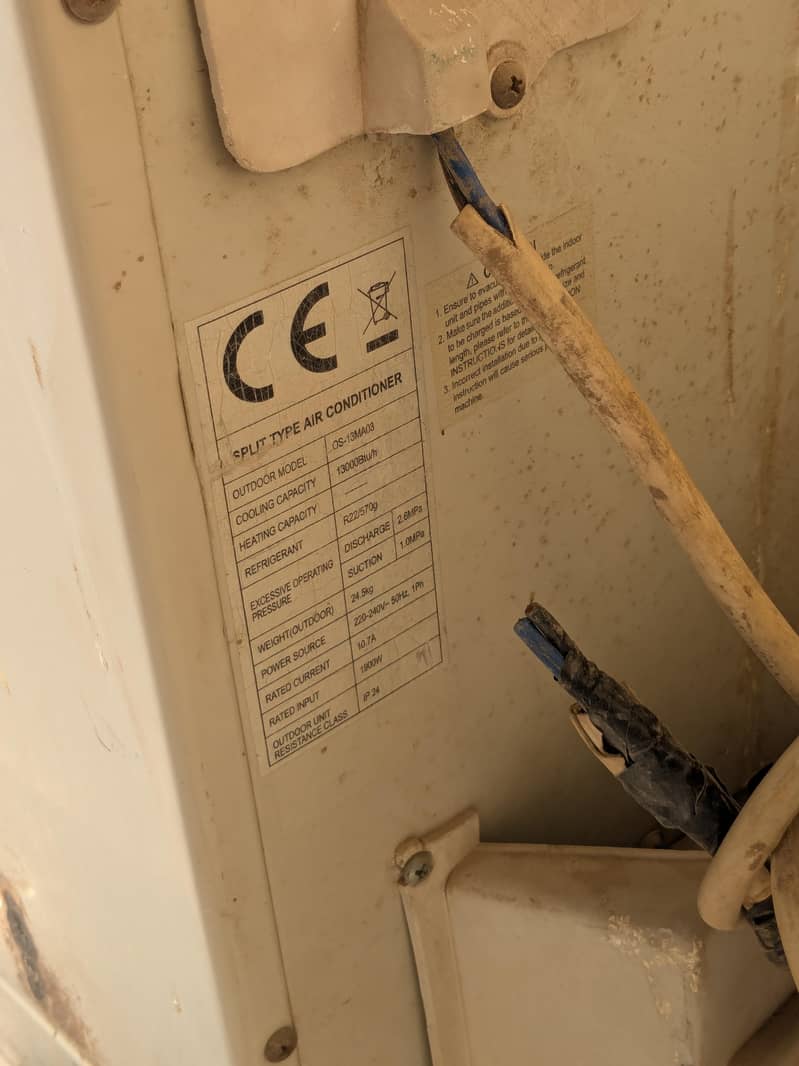 orient 1 ton split ac good condition 7