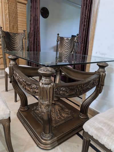 Beautiful Antique Piece Dinning Table