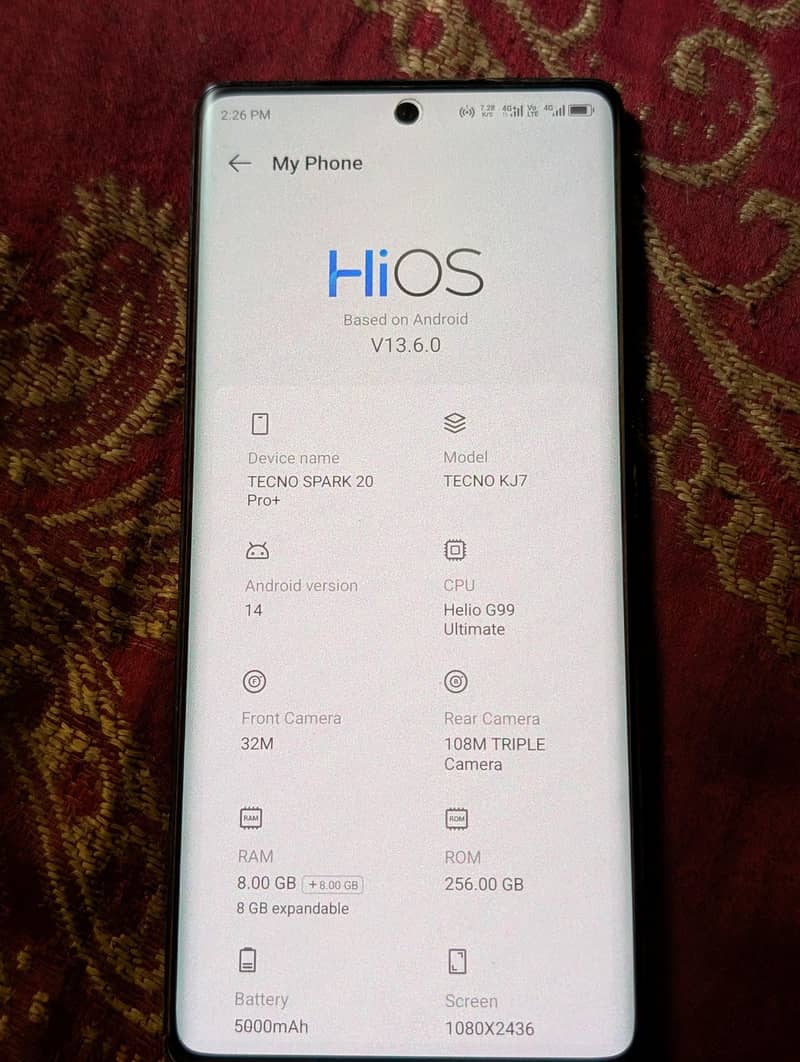 Tecno Spark 20 Pro Plus 0