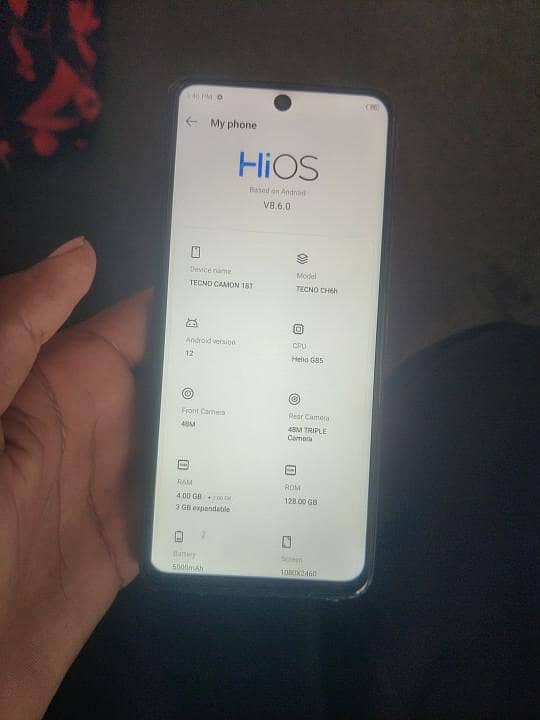 Tecno Camon 18t 5