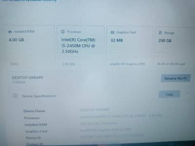 Lenovo core i5 2nd gen laptop for sale