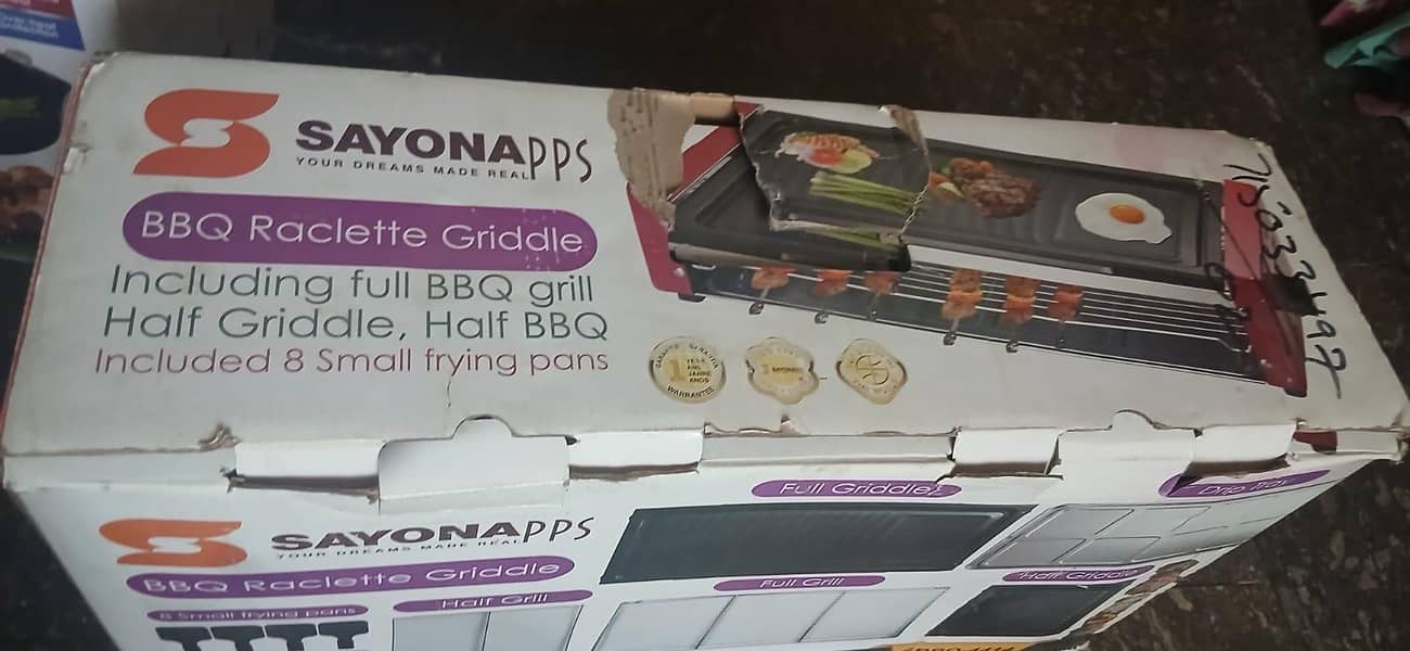 BBQ Raclette Griddle, 1