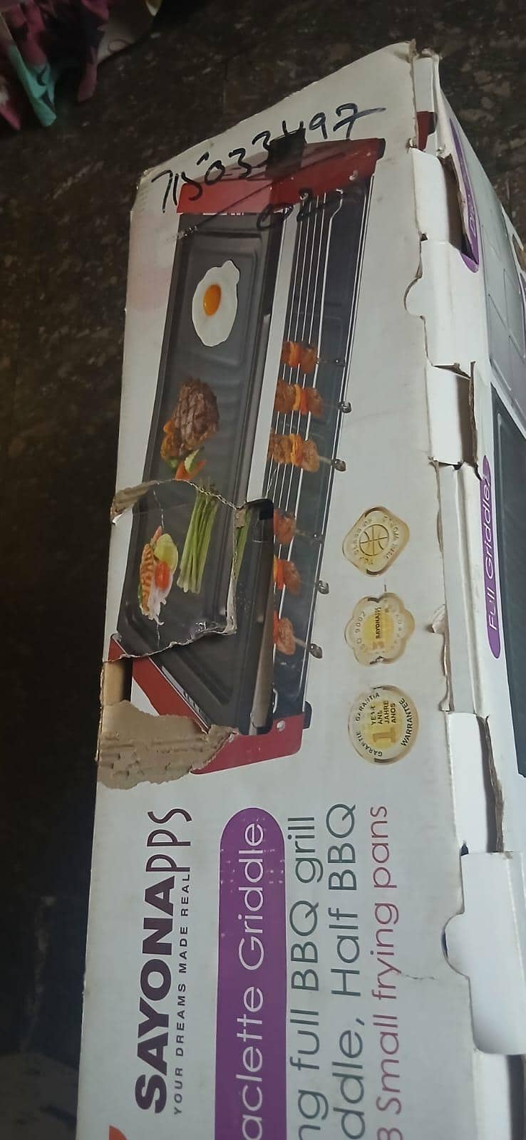 BBQ Raclette Griddle, 2