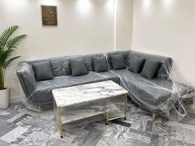 Brand New 5-Seater Sofa Set + Coffee Table for Sale
