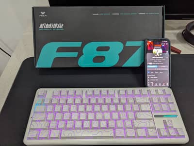 Aula F87 Pre Lubed Switches Gaming Keyboard