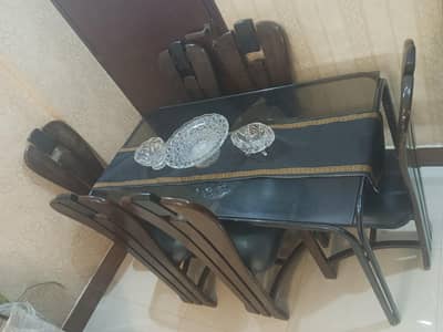 6 Seater Dining Table set for sale