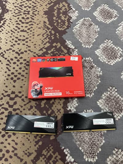 XPG DDR5 32GB 16x2 Ram Memory CL 36 RGB 5200mhz
