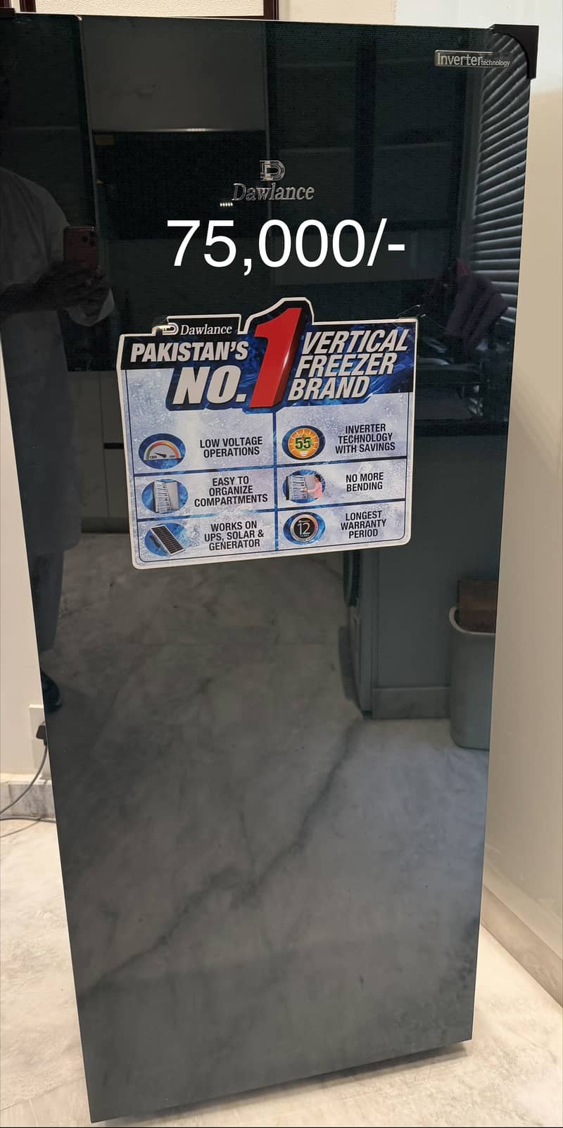 Dawlance Standing Deep Freezer 10/10 Condition 1