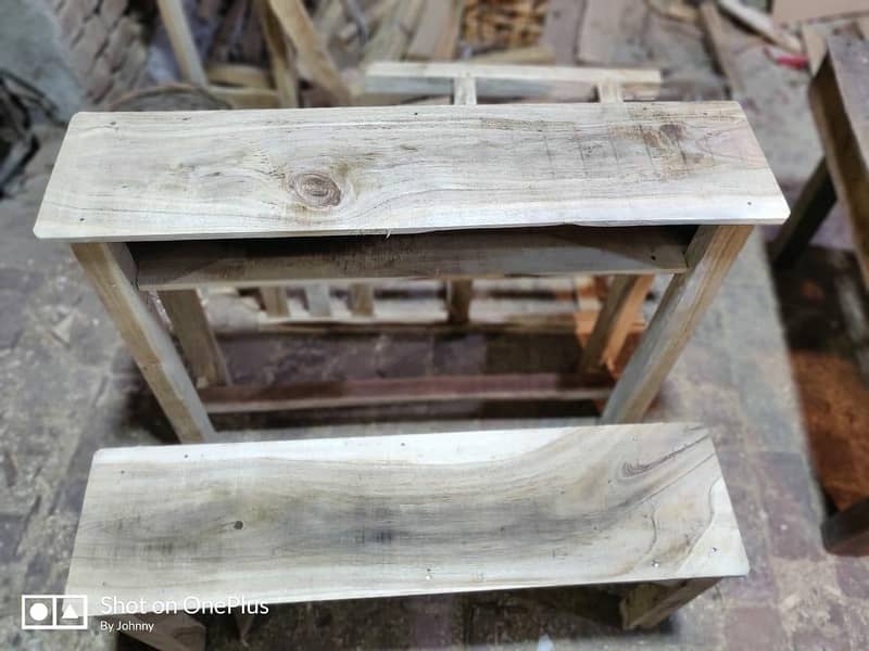 school desk bench 0