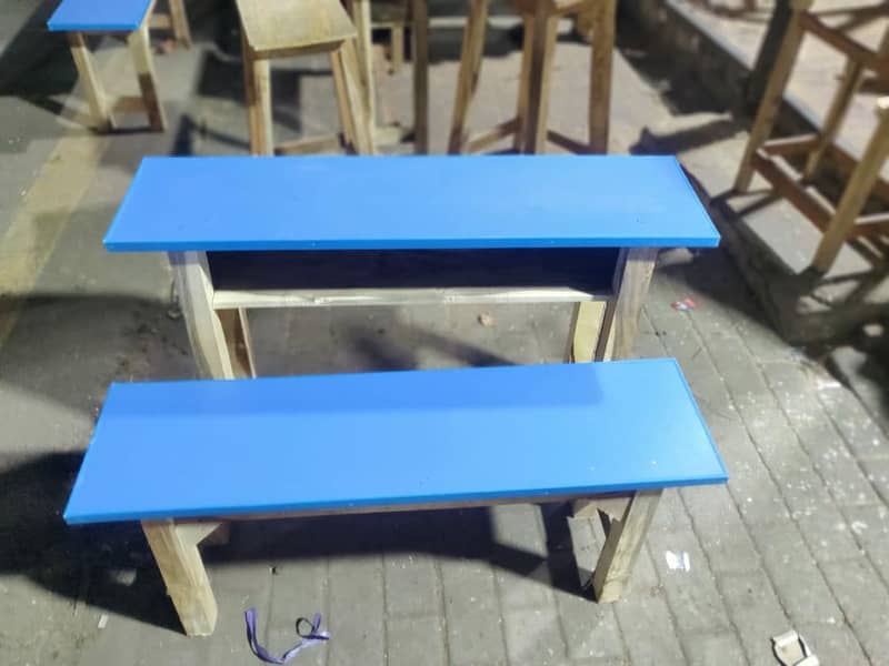 school desk bench 6