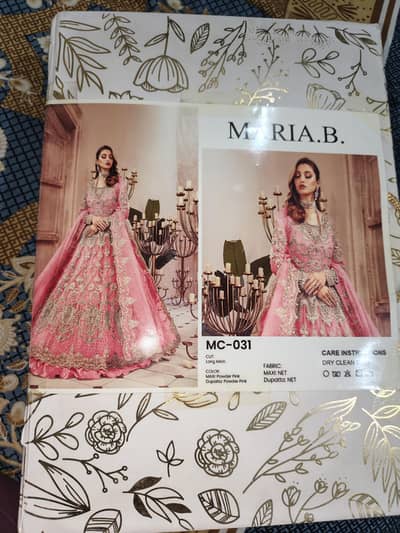 Beautiful Maria. B. Fancy Partywear Long Maxi Set for Sale