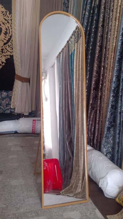 Beautiful Golden Standing Mirror