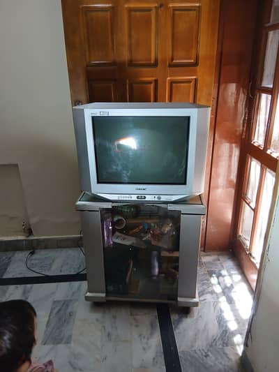 Sony tv with trolley