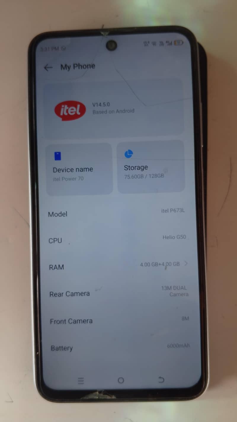 Itel Value 100 0