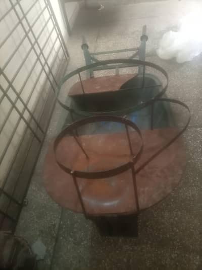 Heavy Iron Rice Counter Stall With Wheels | Chawal Cart