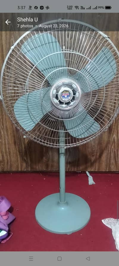 indus padestal fan
