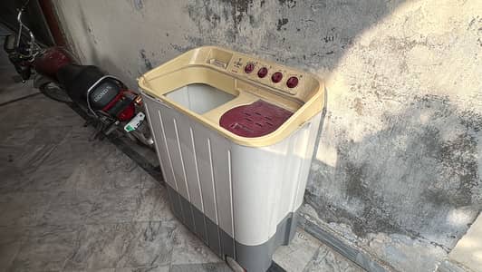 Super asia washing machine with dryer