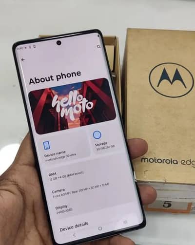 Motorola Edge 30 ultra 12 GB RAM 256GB memory 0325/1268/477