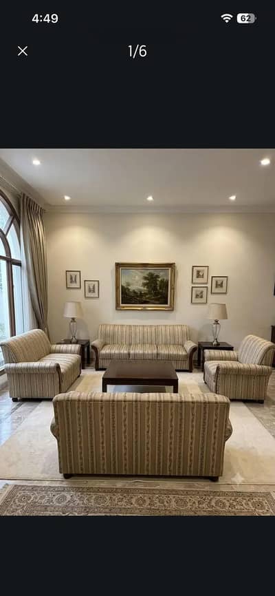 Premium Quality best foam Elegant 7 seater sofa set.