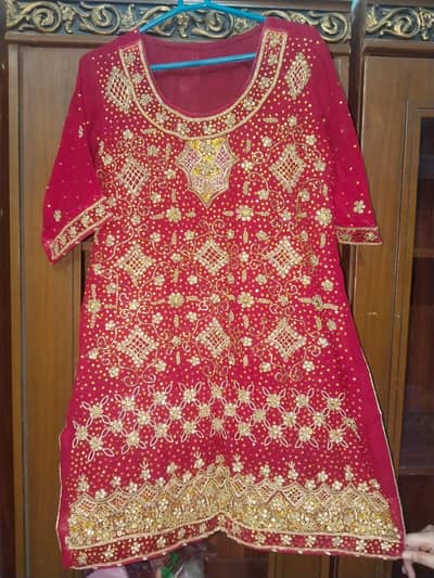 3-Piece Heavy Embroidered Wedding Dress
