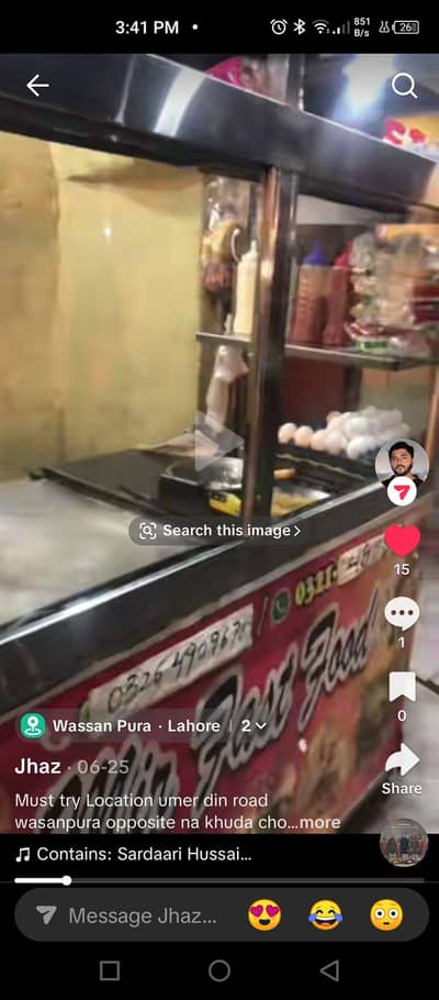 Burger shawarma counter for sale