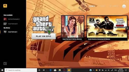 Grand Theft Auto V Online Epic games