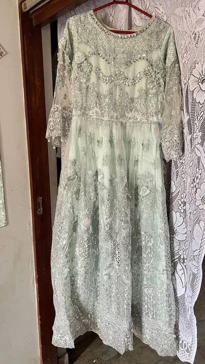 long frock with dupaata