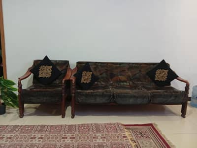 Pure wood sofa