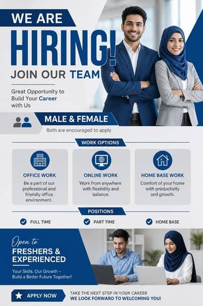 Apply now for online work