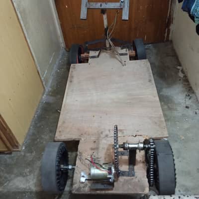 DIY Electric Car Project without Battery (Incomplete