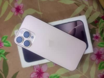 iphone 16 pro max Jv 96BH with box water pack all okay