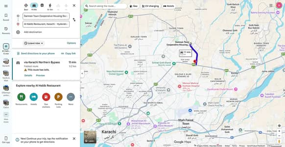 200 Sq Yd Plot in Samnan Town Karachi - Located 12 km from Sohrab Goth