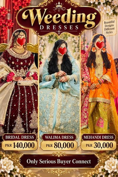 Heavy dresses for bridal | Mehandi dress| bridal dress | waliam dress