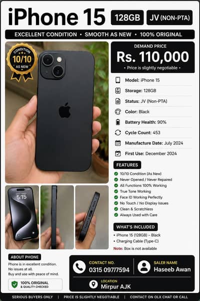 Apple iPhone 15