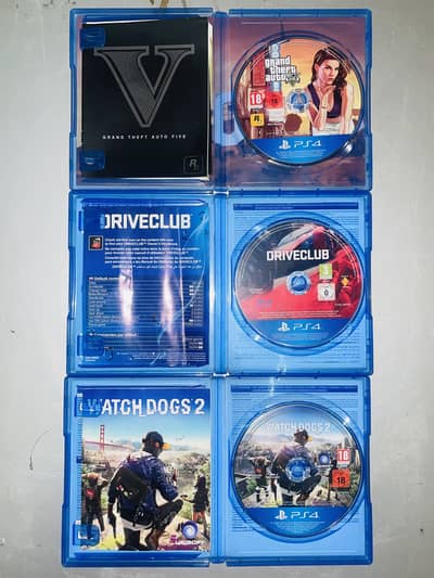 DRIVECLUB & WatchDogs 2 For Sale
