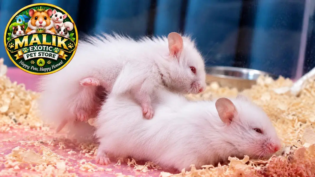 Albino Hamsters — photo 4