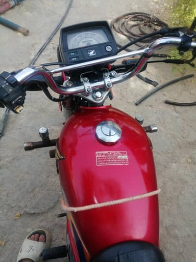 Honda CD 72cc Model Red On Letter