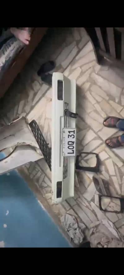 charade 1985 model complete front nose bumper bonnet grill fender