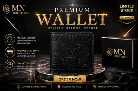 Premium Leather Wallet | Stylish Men’s Wallet | Multiple Card Slots |