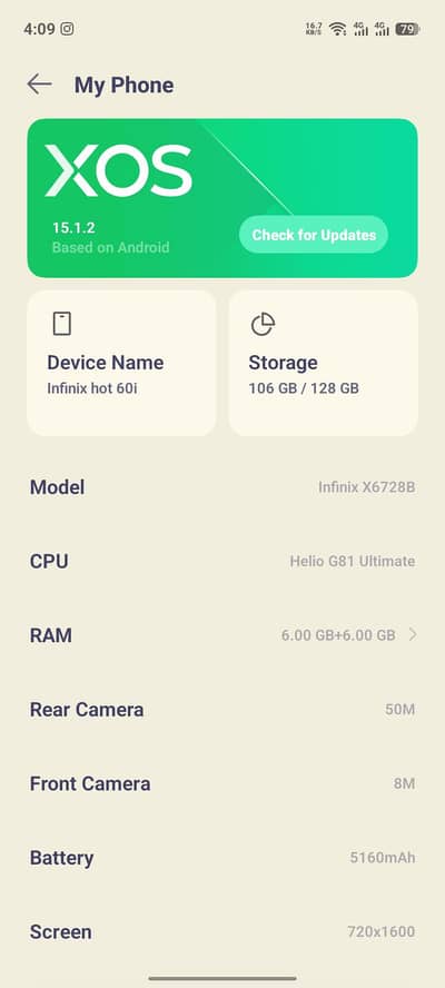 Infinix hot 60i