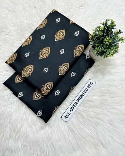 2Pcs Women's Unstitched Suit