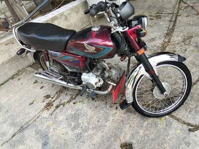 honda cd 2019 model new condition faisalabad number