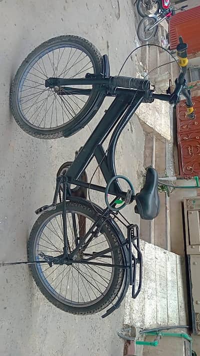 Used Black Bicycle .  But very good condition  