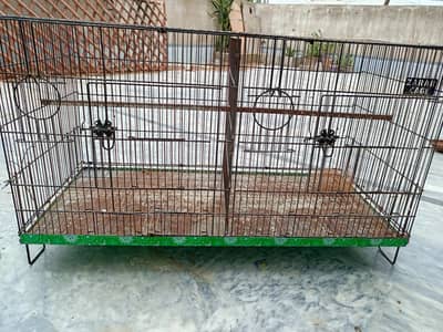 birds cage double portion
