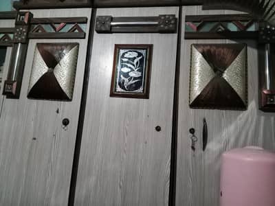 large divider and large wardrobe