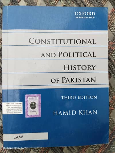 Constitutional and Political History of Pakistan by Hamid Khan